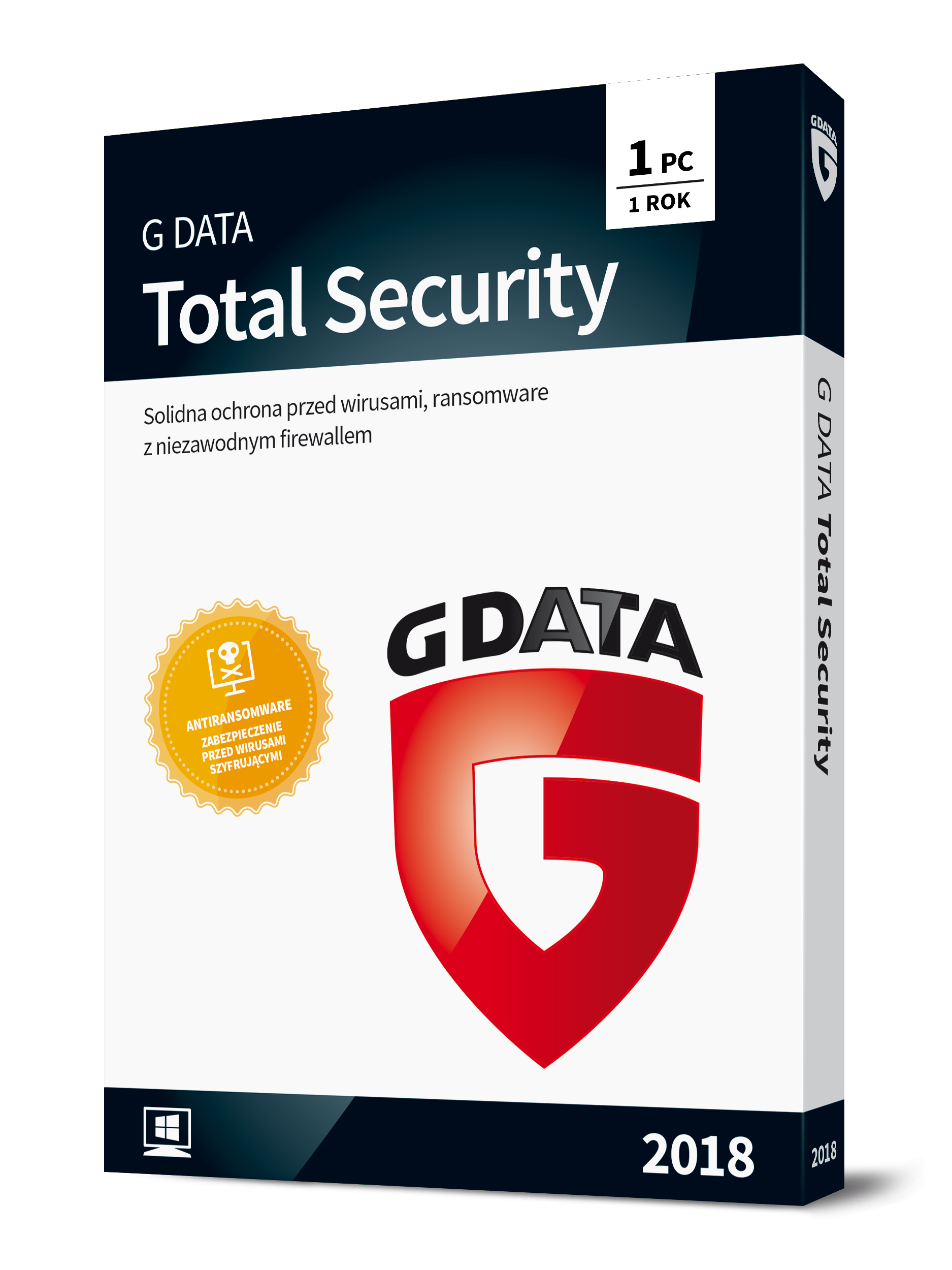Program G DATA Total Security 2018 (1 PC, 1 rok)