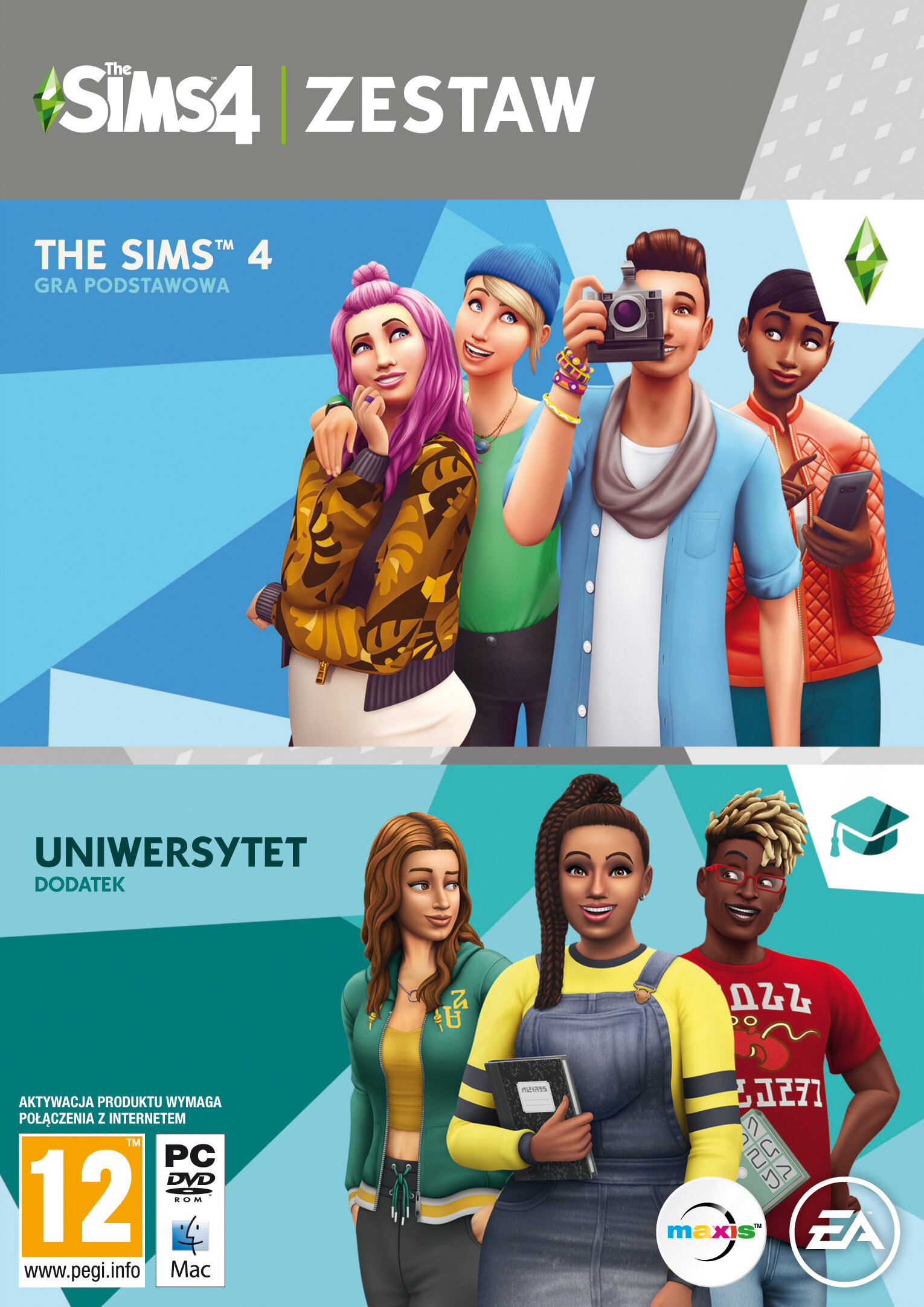 Gra PC The Sims 4 + Dodatek Uniwersytet