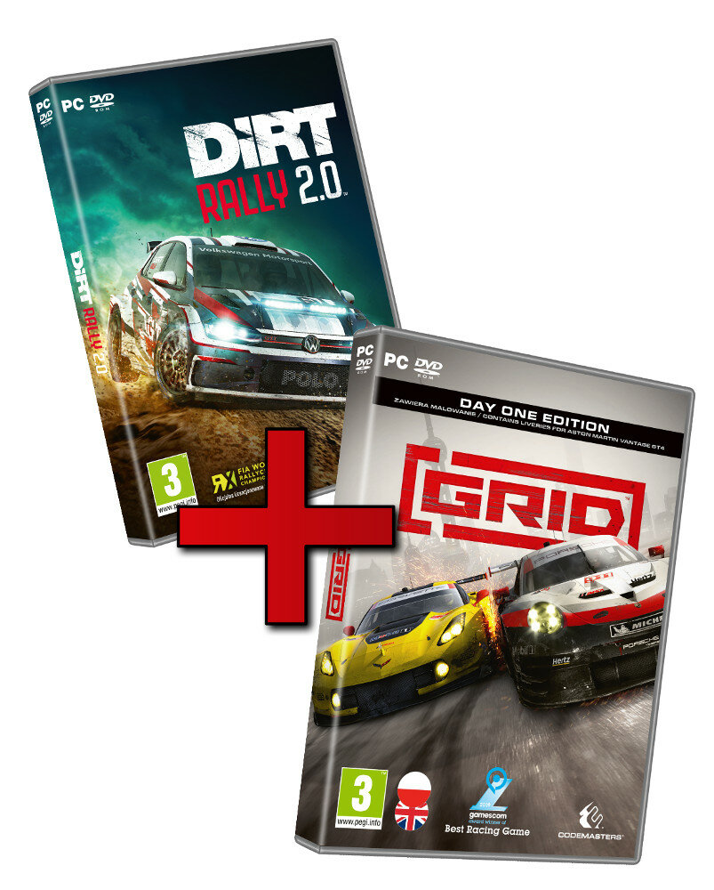 Gra PC Racing Pack GRID & DiRT Rally 2.0