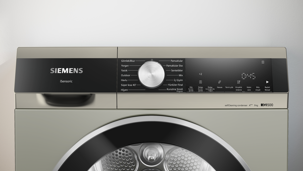 SIEMENS WQ44G2CTTR A++ Enerji Sınıfı 9 Kg Kapasitesli Yoğunlaştırmalı Kurutma Makinesi