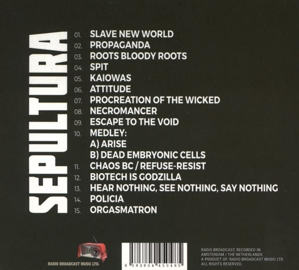 Sepultura - Amsterdam, February 22, 1996  / Broadcast Recordin  - (CD)