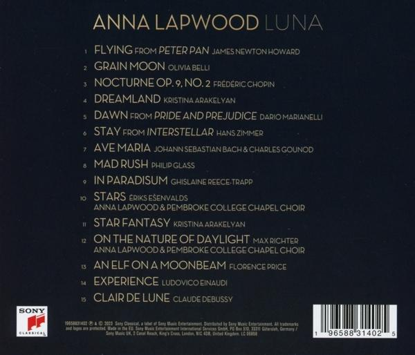 CD-Cover mit Titelliste und Künstlername.
