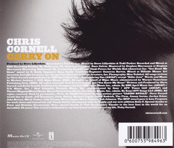 Chris Cornell - Carry on  - (CD)