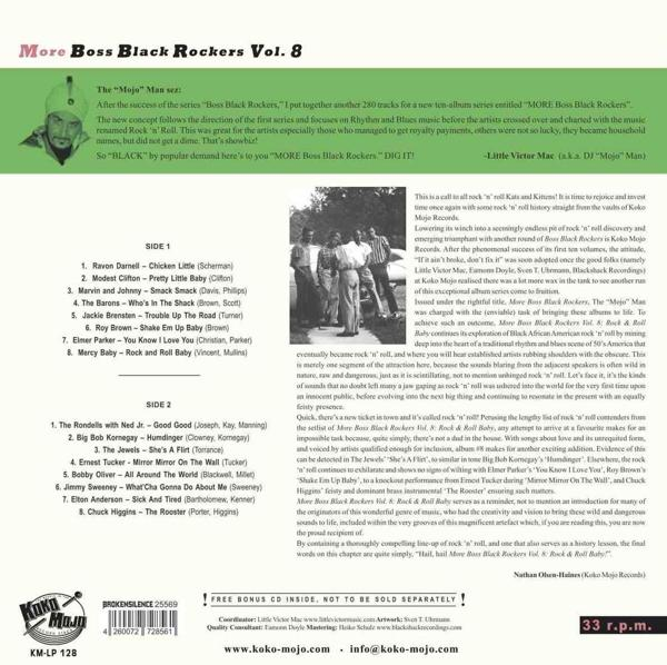 VARIOUS - More Boss Black Rockers Vol.8 - Rock And Roll Baby  - (Vinyl)