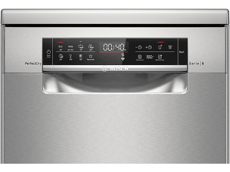 BOSCH SPS6YMI14E Serie 6 Geschirrspüler (Standgerät, 450 mm breit, 43 dB (A), B)