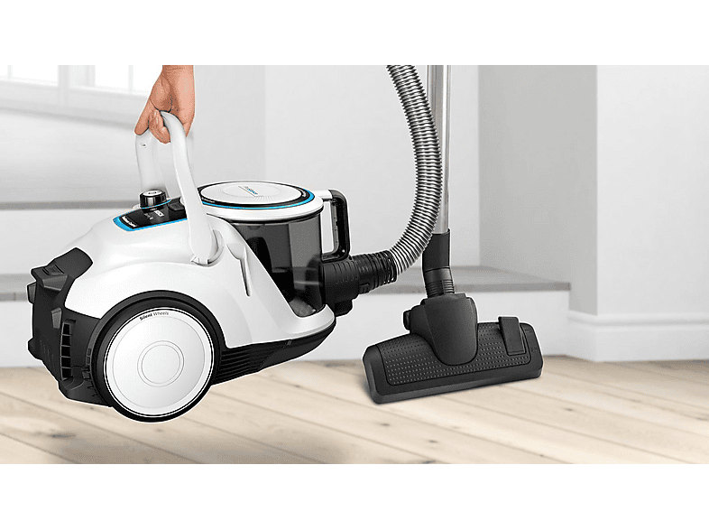Bosch BGC41LSIL Serie 6 Prosilence Staubsauger (69 dB(A), maximale Leistung: 600 Watt, Weiß/Schwarz) — Foto 4 von 4