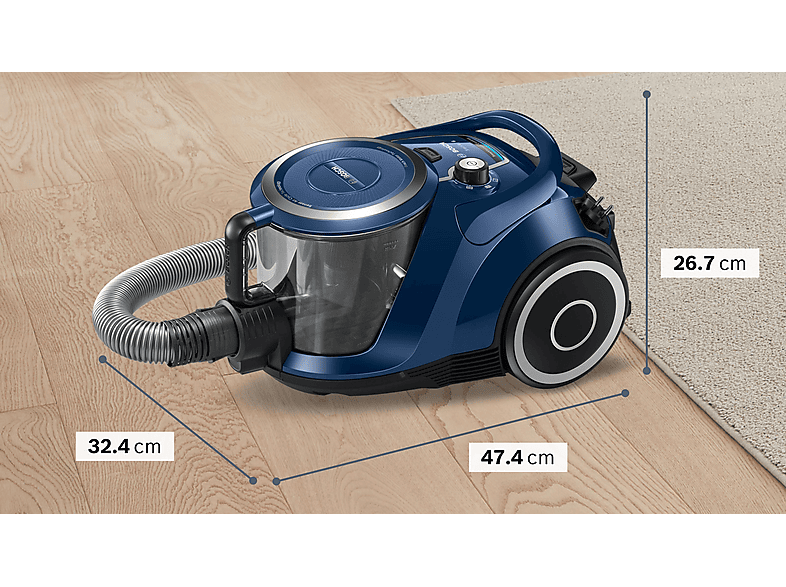 BOSCH BGC41X36 Staubsauger, maximale Leistung: 700 Watt