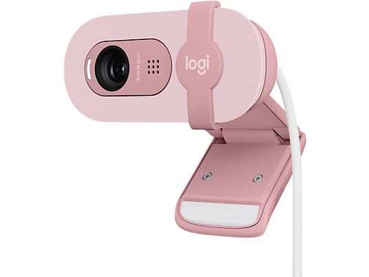 LOGITECH Brio 100 - Webcam (Rosa)