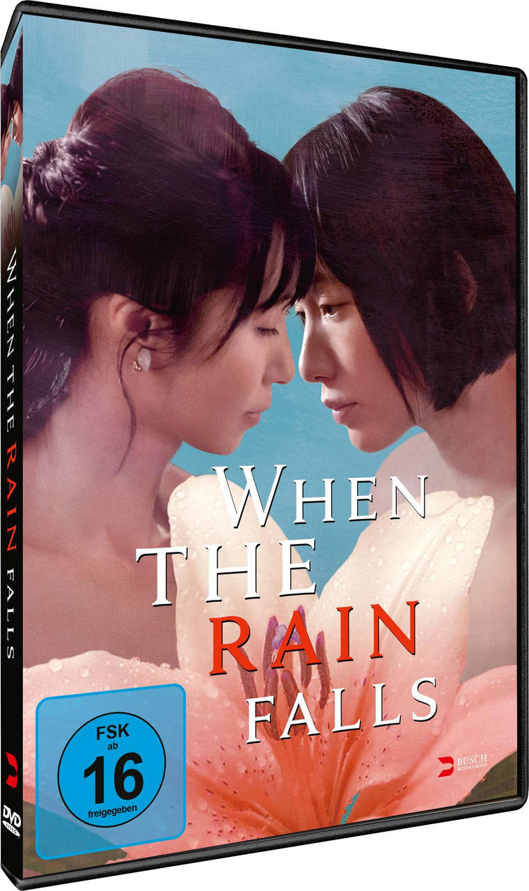 DVD-Cover für den Film "When the Rain Falls" mit zwei Frauen.