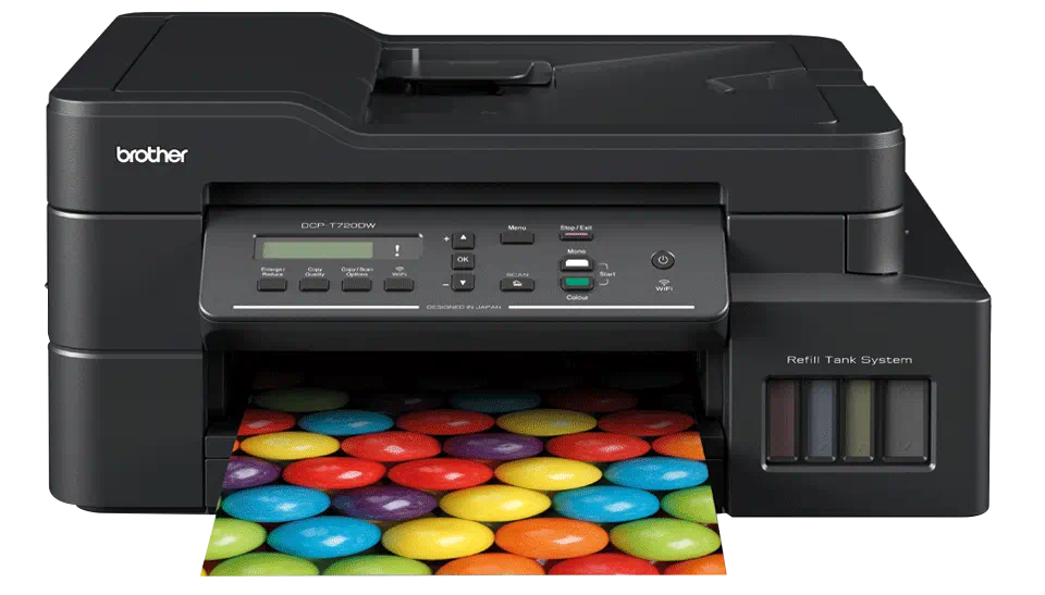 BROTHER DCP-T720DW multifunkciós színes DUPLEX WiFi külső tintatartályos tintasugaras nyomtató (DCPT720DWYJ1)