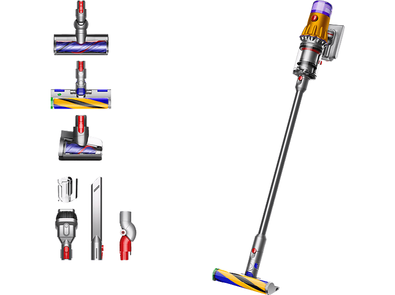 DYSON V12 Detect Slim Absolute (2022) Stielsauger, Akkubetrieb, 545 Watt