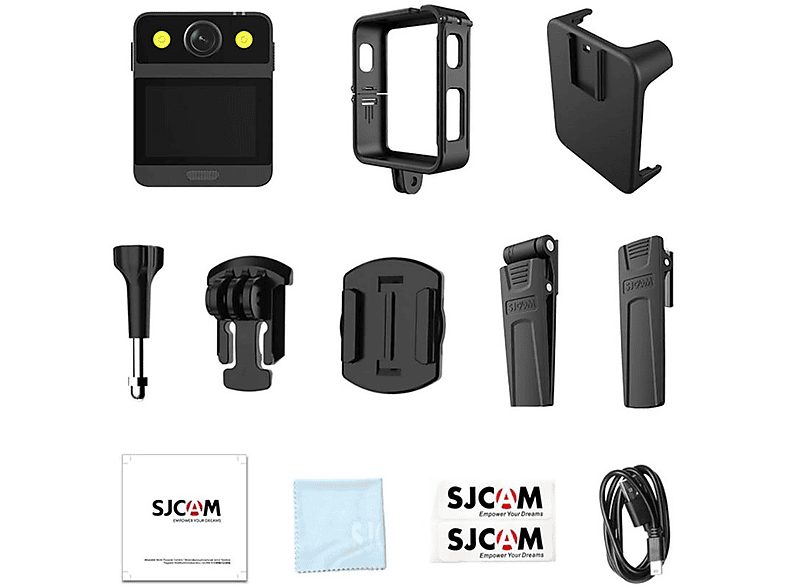 SJCAM A20 Vücut Kamerası Siyah_5