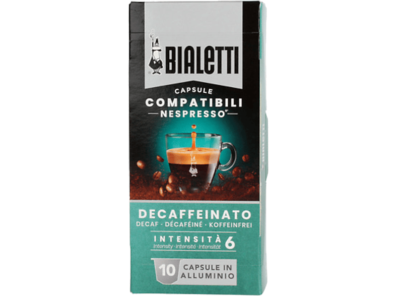 BIALETTI Nespresso Uyumlu Decaffeinato Kapsül Kahve 10 Adet