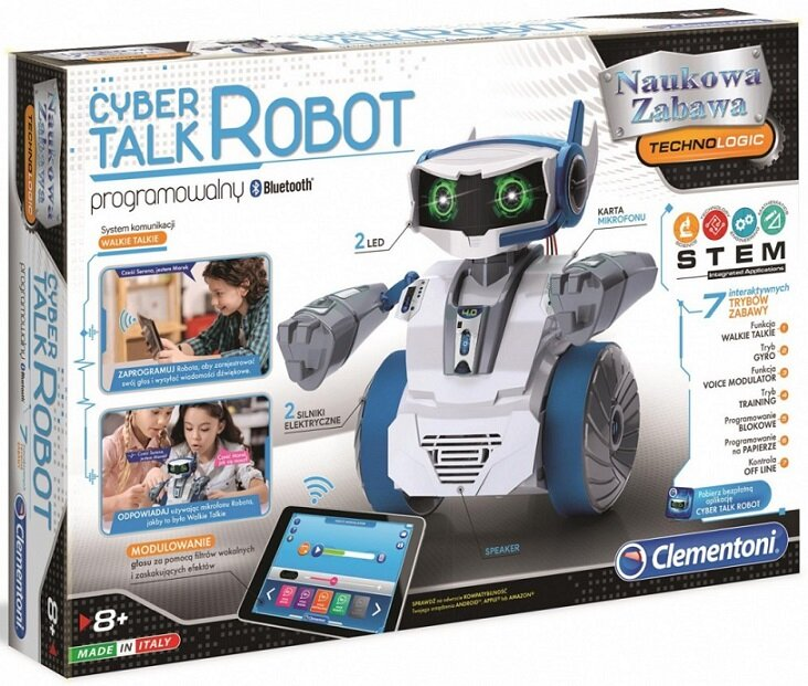 Zestaw naukowy CLEMENTONI Mówiący Cyber Robot 50122
