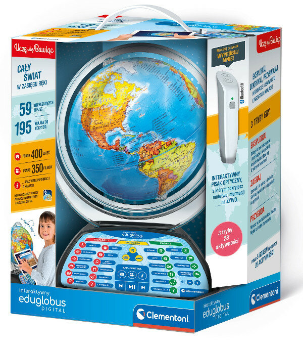 Interaktywny globus CLEMENTONI EduGlobus Digital