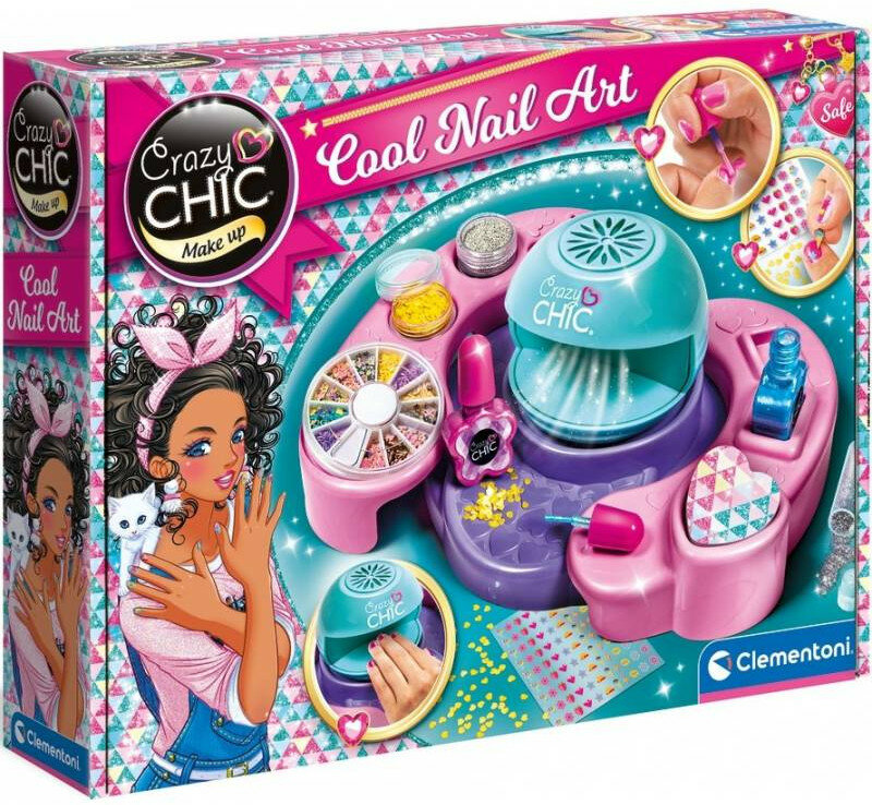 Zabawka CLEMENTONI Crazy Chic Studio Paznokci Odjazdowe Paznokcie
