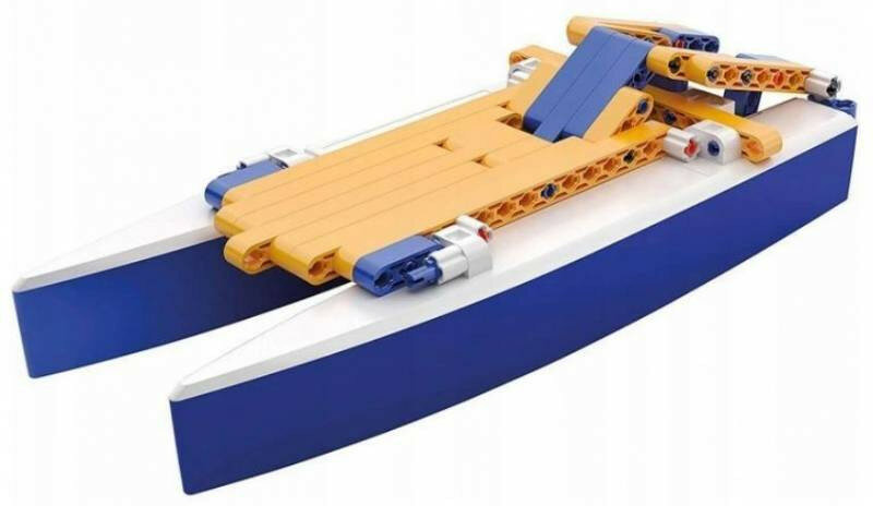 Zabawka CLEMENTONI Laboratorium Mechaniki Pływający Trimaran 50698
