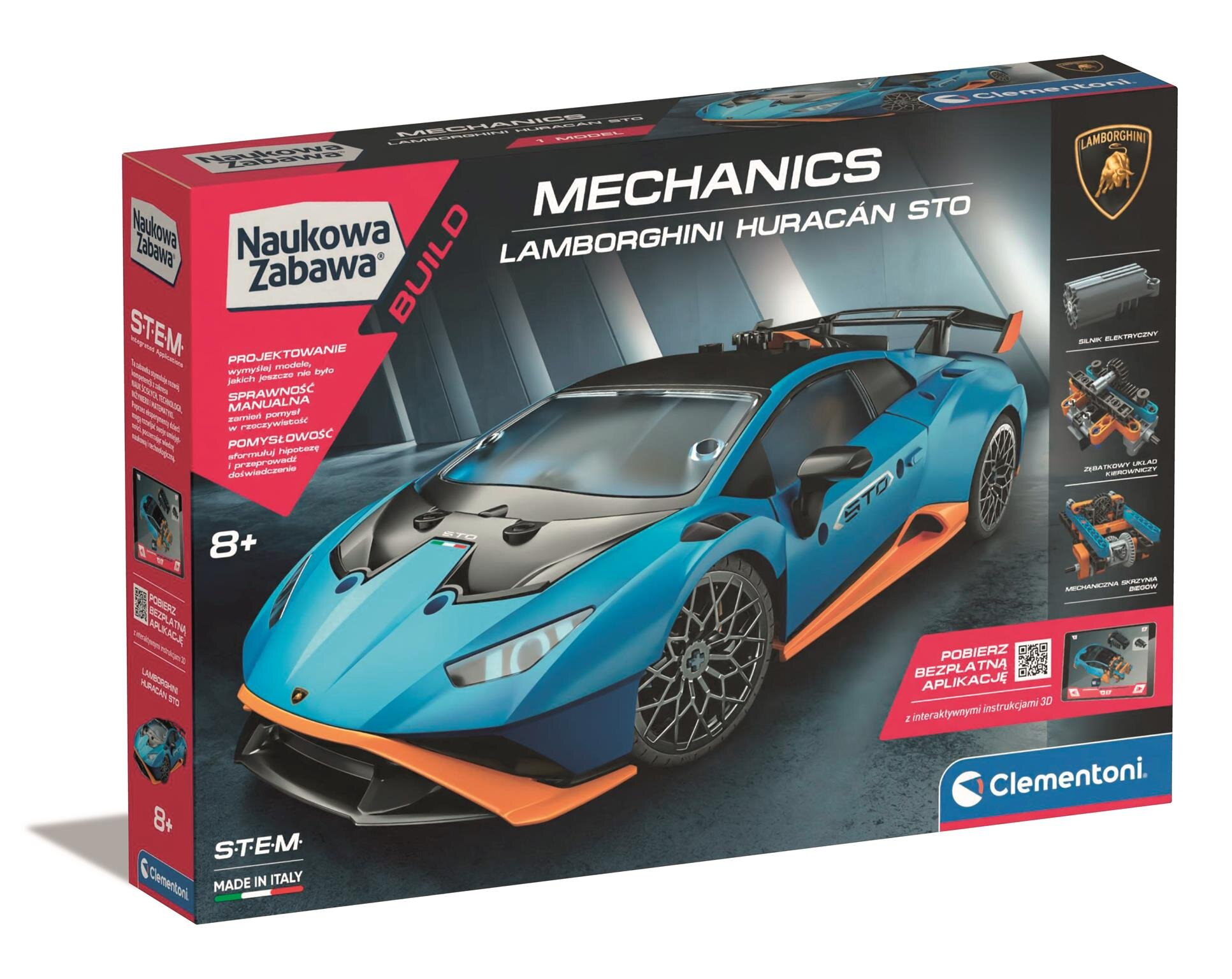 Zestaw CLEMENTONI Laboratorium mechaniki Lamborghini
