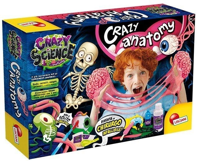 Zestaw naukowy LISCIANI GIOCHI Crazy Science Laboratorium zwariowanej anatomii