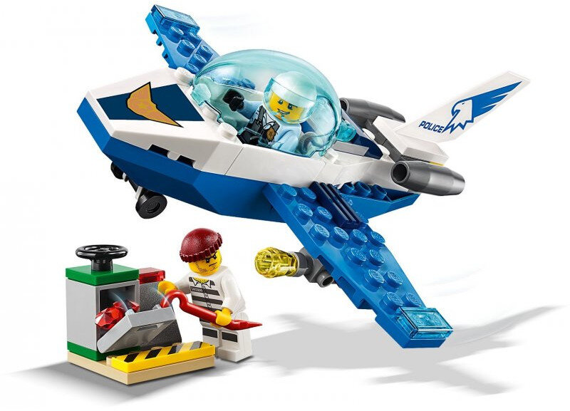 Klocki LEGO City - Policyjny patrol powietrzny 60206