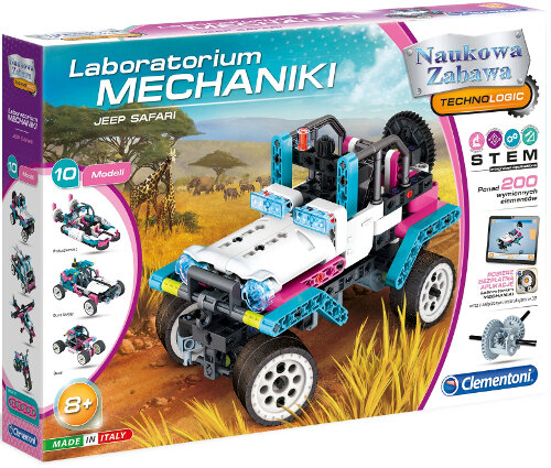 Klocki CLEMENTONI Laboratorium Mechaniki - Jeep Safari 50123