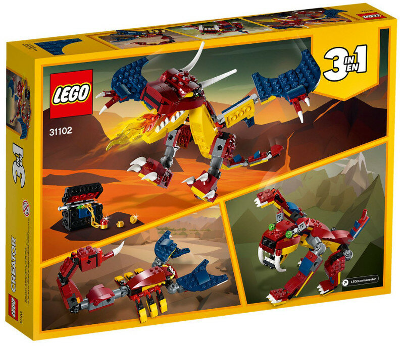 Klocki LEGO Creator - Smok ognia LEGO-31102