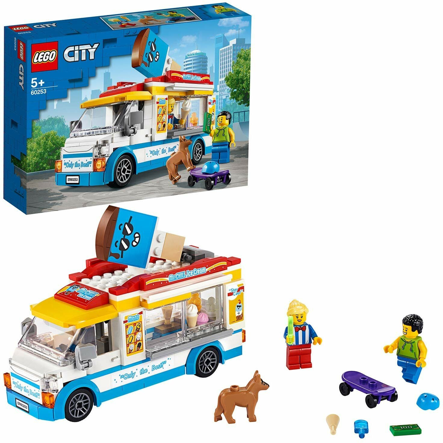 Klocki LEGO City - Furgonetka z lodami LEGO-60253