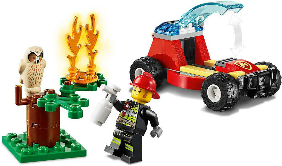 Klocki LEGO City - Pożar lasu LEGO-60247