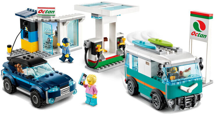 Klocki LEGO City - Stacja benzynowa LEGO-60257