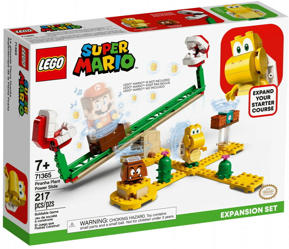 Klocki LEGO Super Mario - Megazjeżdżalnia Piranha Plant zestaw rozszerzający 71365