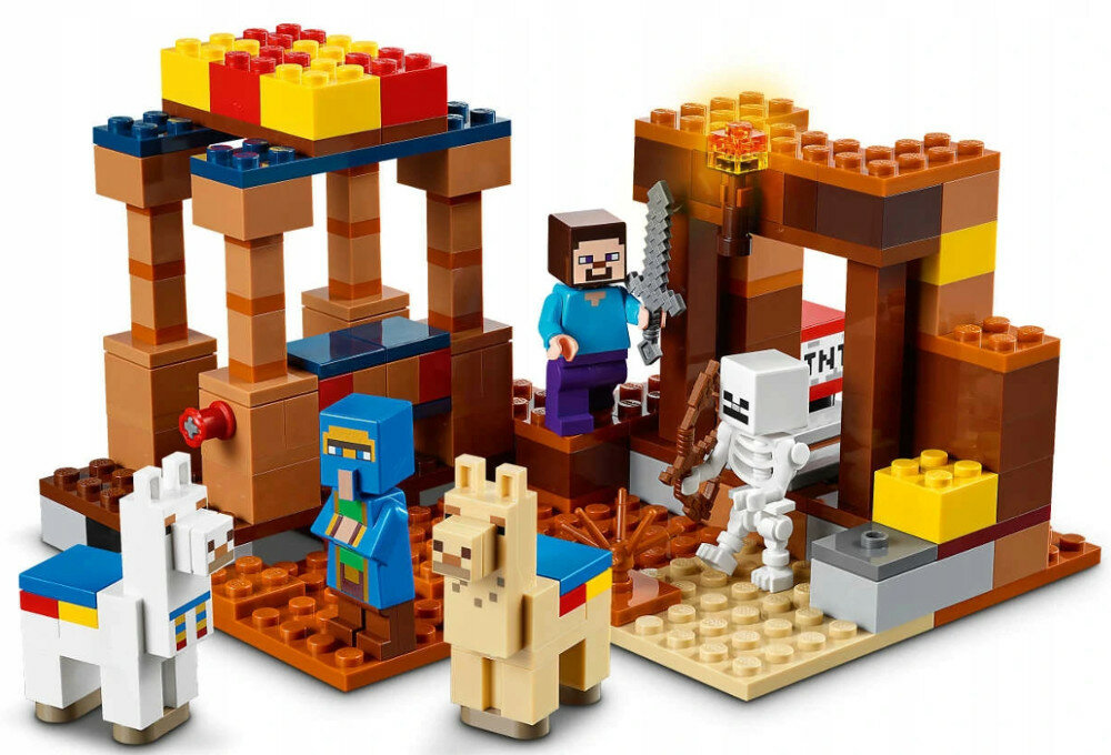 Klocki LEGO Minecraft Punkt handlowy 21167