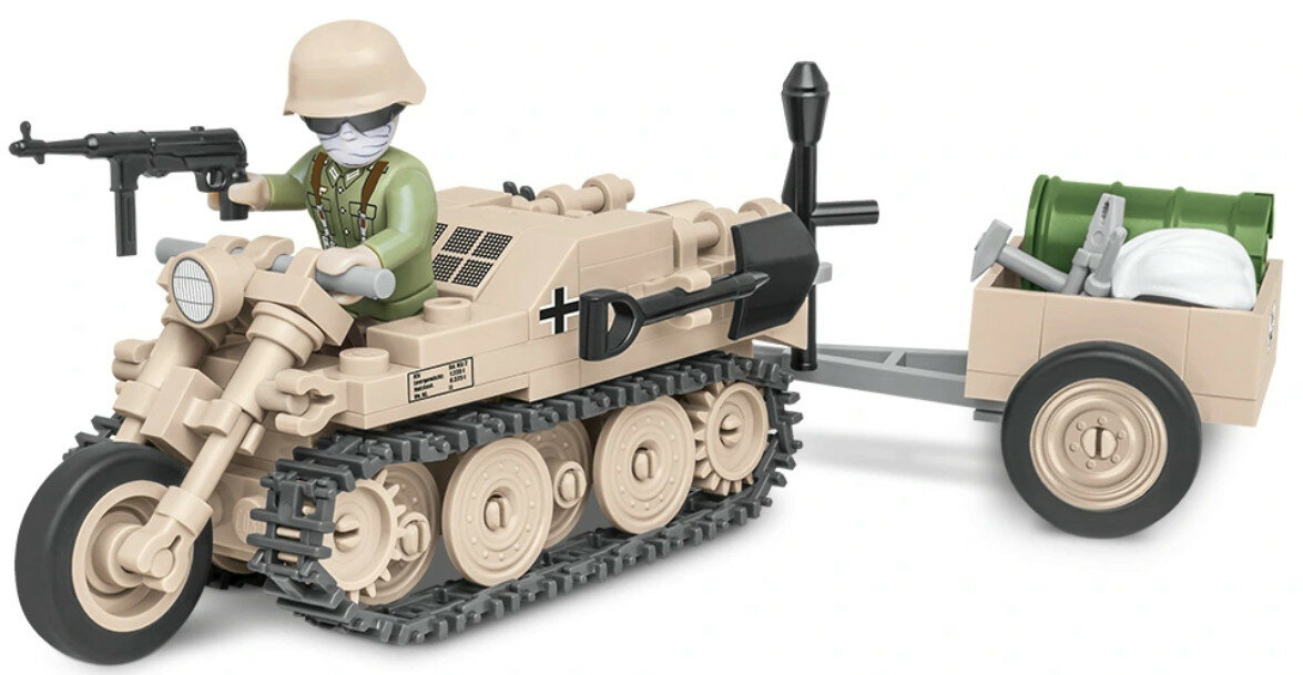 Klocki COBI Historical Collection: World War II - Sd.Kfz. 2 Kettenkrad 2401
