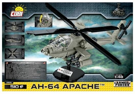 Klocki COBI Armed Forces AH-64 APACHE (5808)