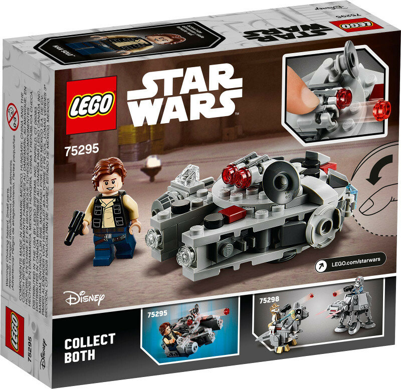 Klocki LEGO Star Wars - Mikromyśliwiec Sokół Millennium 75295