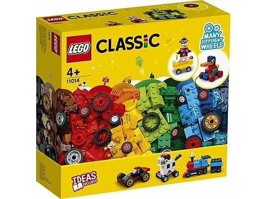 Klocki LEGO Classic - Klocki na kołach (11014)