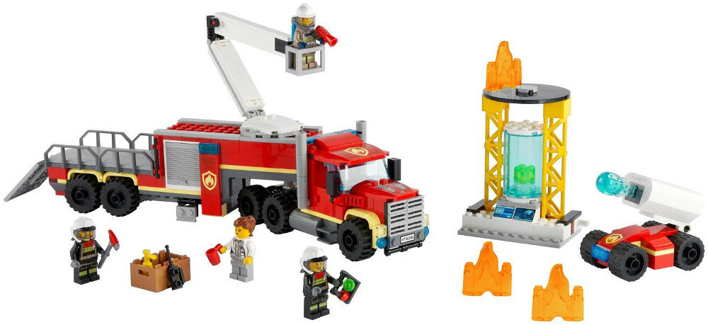 Klocki LEGO City Strażacka jednostka dowodzenia 60282