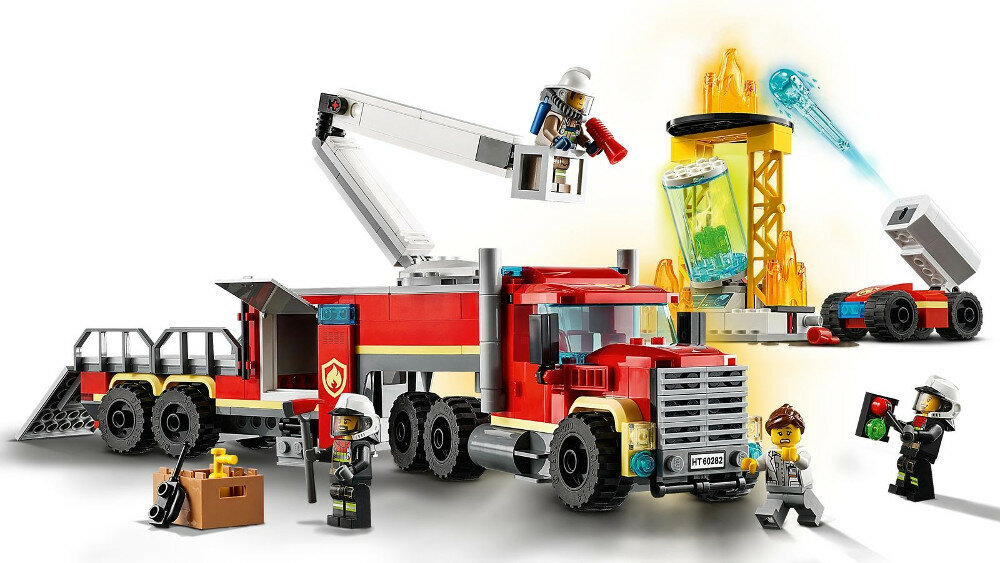Klocki LEGO City Strażacka jednostka dowodzenia 60282