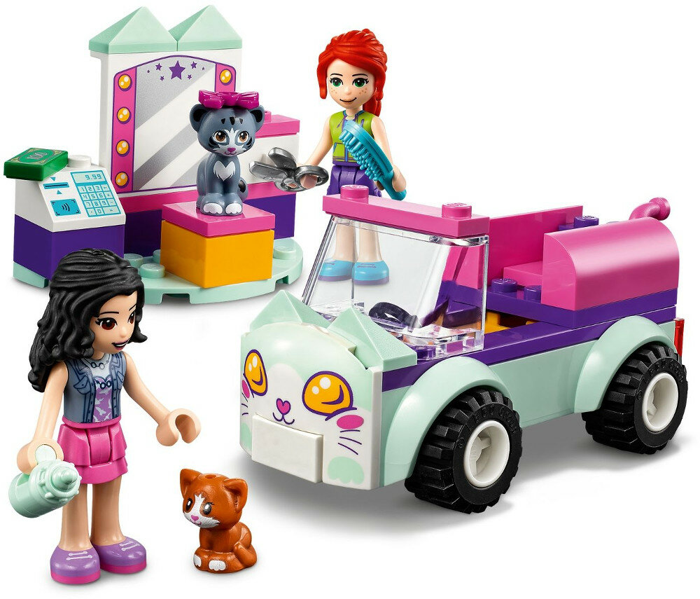 Klocki LEGO Friends Samochód do pielęgnacji kotów 41439