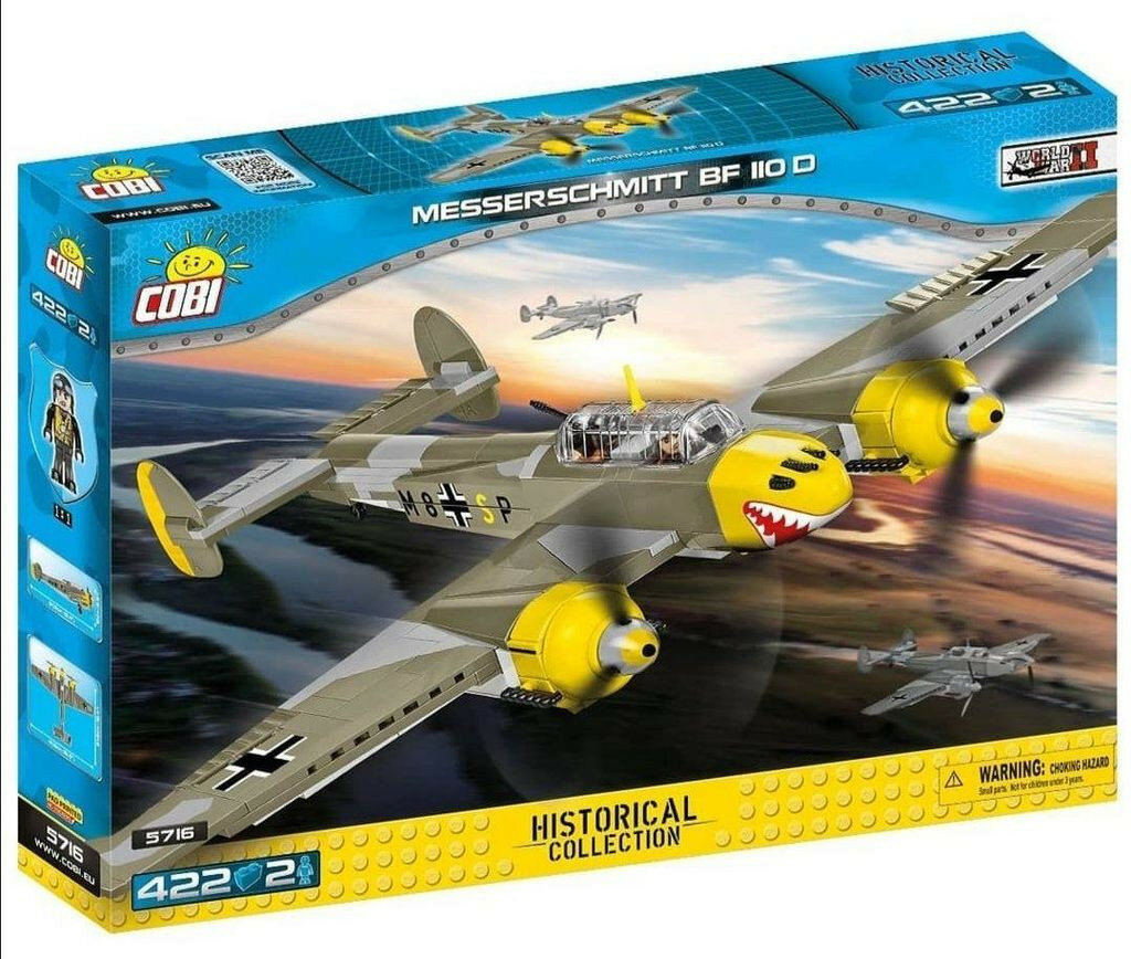 Klocki COBI World War II Historical Collection - Messerschmitt BF 110 B 5716
