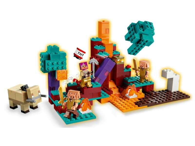 Klocki LEGO Minecraft - Spaczony las (21168)