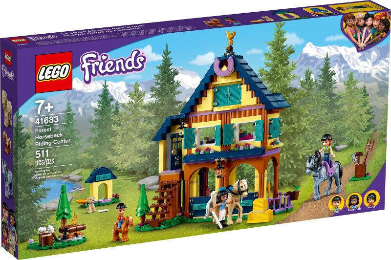 Klocki LEGO Friends - Leśne centrum jeździeckie 41683