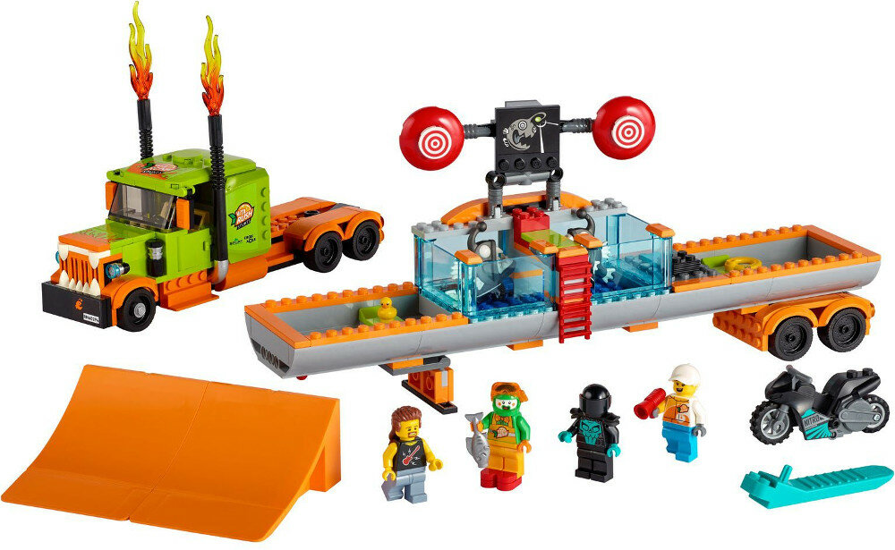 Klocki LEGO City Ciężarówka kaskaderska 60294