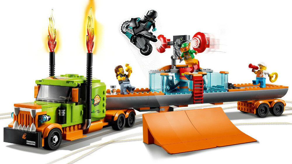 Klocki LEGO City Ciężarówka kaskaderska 60294