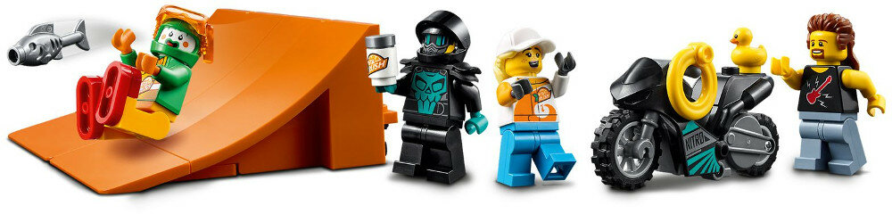 Klocki LEGO City Ciężarówka kaskaderska 60294