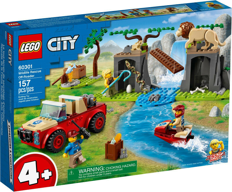 Klocki LEGO City Terenówka ratowników dzikich zwierząt 60301