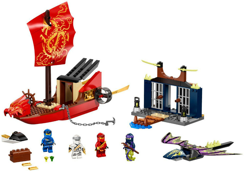 Klocki LEGO Ninjago Ostatni lot Perły Przeznaczenia 71749