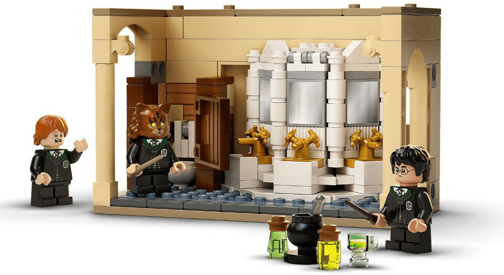 Klocki LEGO Harry Potter - Hogwart: pomyłka z eliksirem wielosokowym 76386