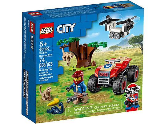 Klocki LEGO City Quad ratowników dzikich zwierząt 60300