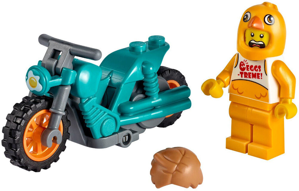 Klocki LEGO City Motocykl kaskaderski z kurczakiem 60310