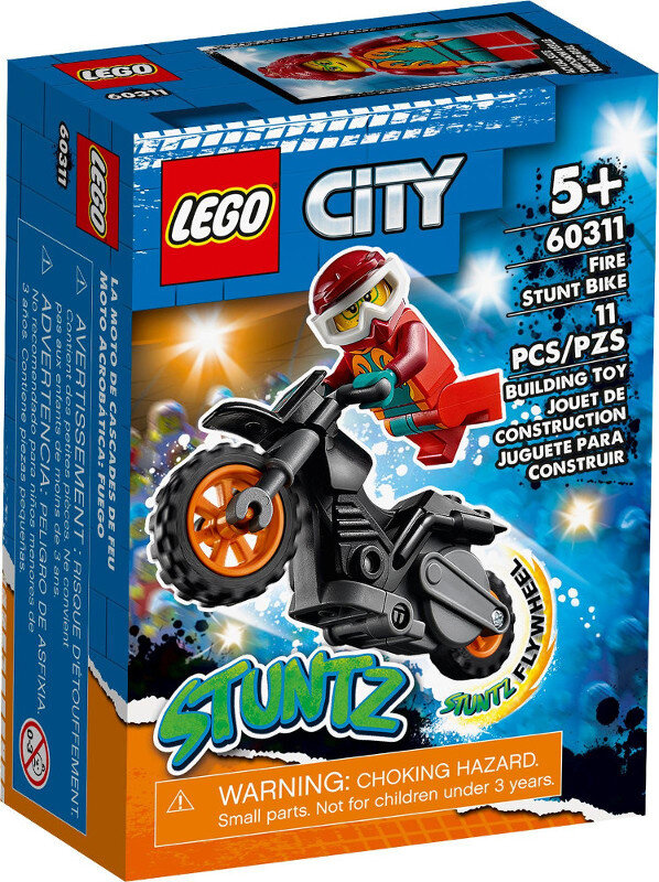 Klocki LEGO City Ognisty motocykl kaskaderski 60311